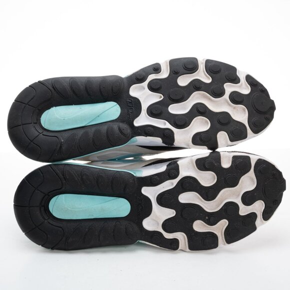 NIKE Air Max 270 React Photon Dust Aurora Green Black women's size 6.5 - Picture 3 of 11